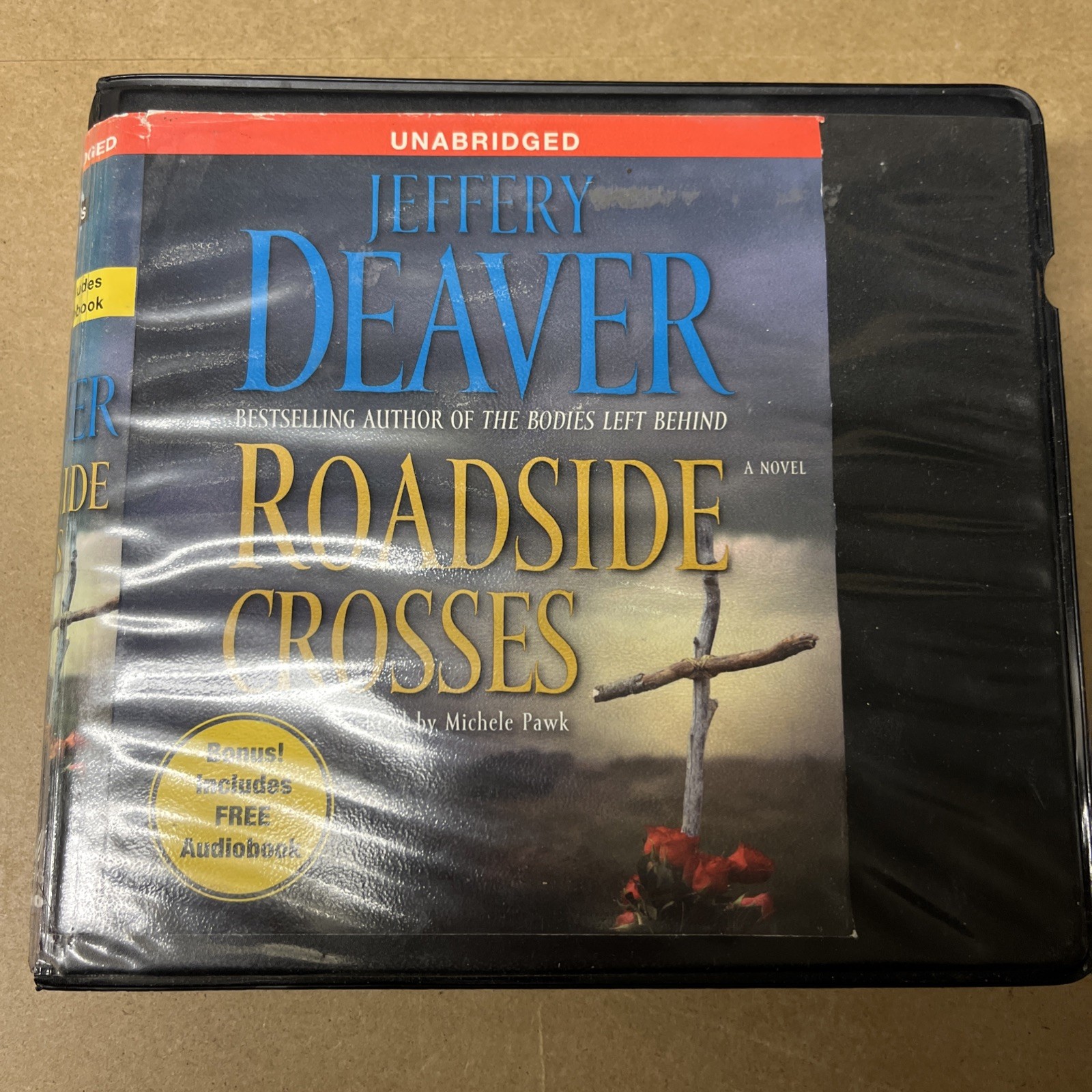 Roadside Crosses by Jeffery Deaver (2009, Unabridged Audiobook 14 CDs) Good