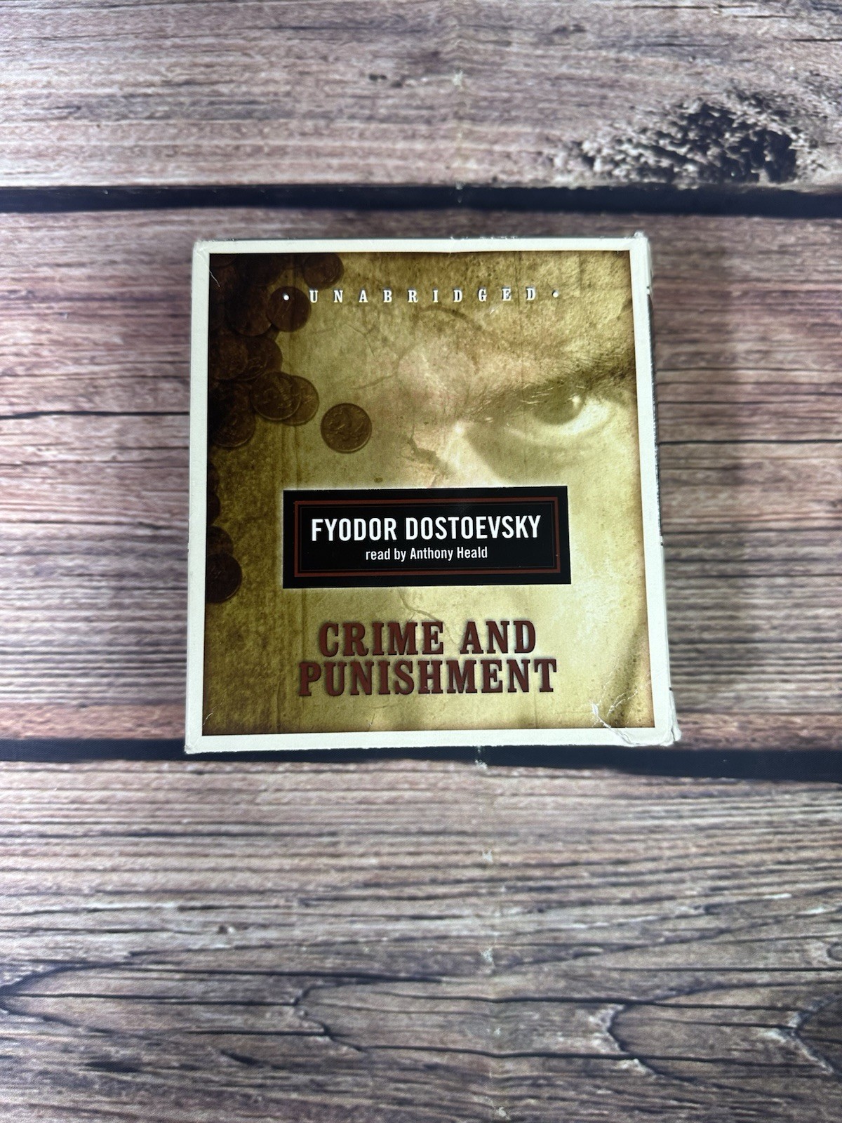 Crime and Punishment Fyodor Dostoevsky UNABRIDGED Audiobook Audio Book CD 16 CDs
