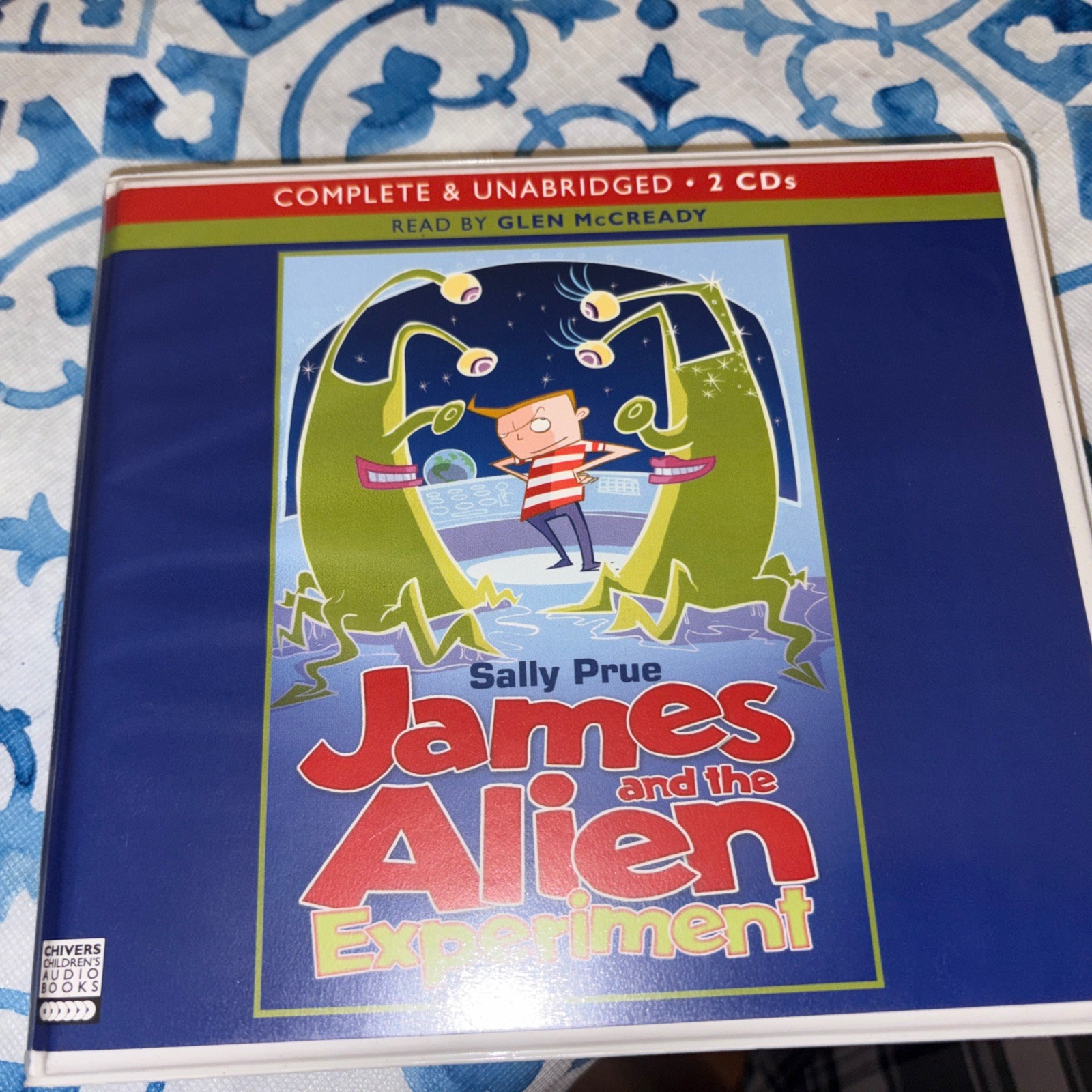 CD Audio Book James And The Alien Experiment. Sally Prue 2 CD’s
