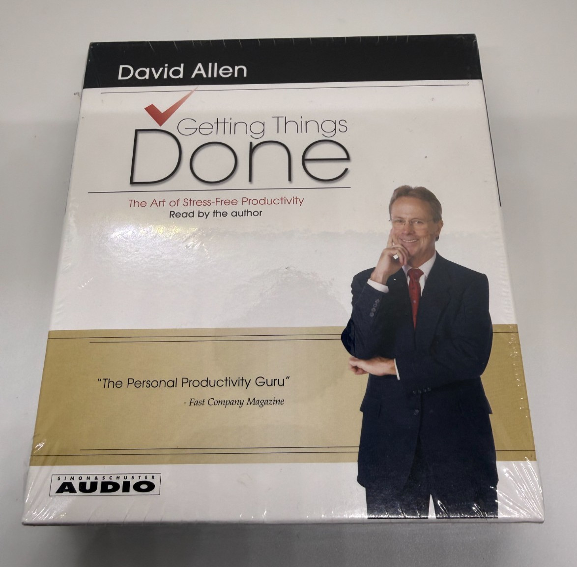 David Allen Getting Things Done: Art Of Stress-Free Productivity AUDIO BOOK CD