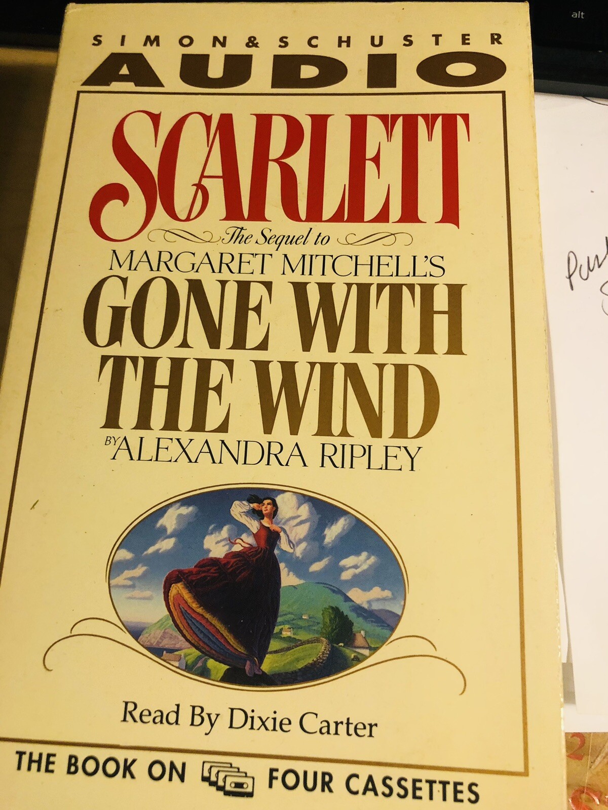 Scarlett Sequel to Gone with the Wind Alexandra Ripley Audio Book 4 Cassettes