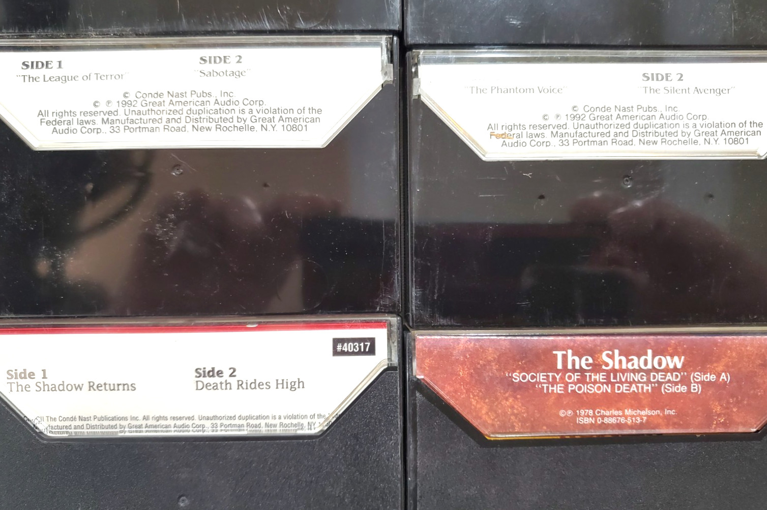 The Shadow Orson Welles Cassette Radio Set of 4 PLUS 2