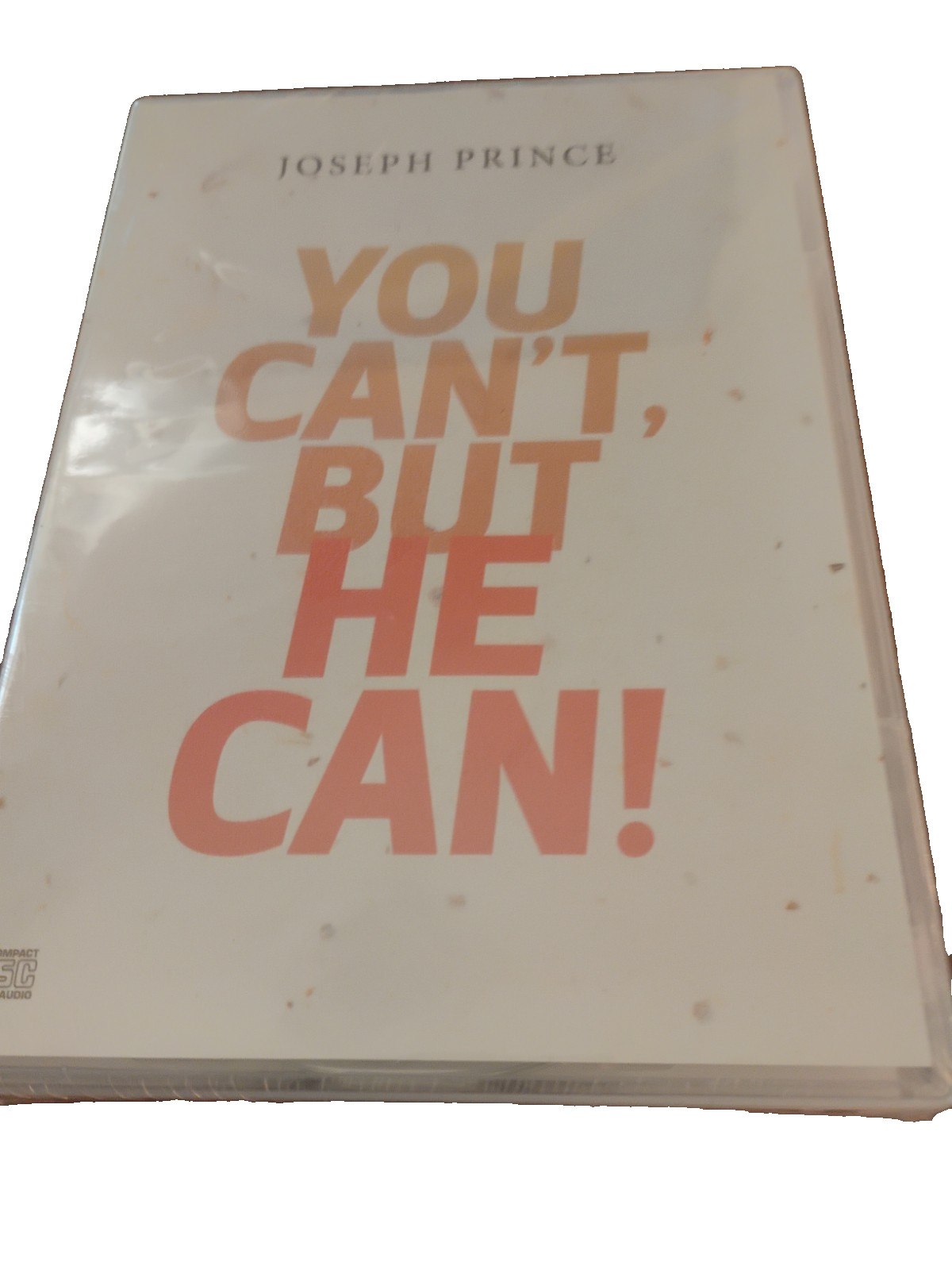 «You Can’t, But He Can!» by Joseph Prince 4-CD Set New Sealed Christian Teaching