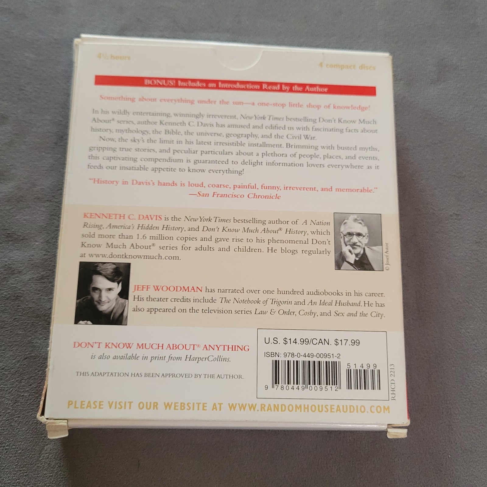 Don’t Know Much About Anything Audiobook Everything You Need to Know Davis
