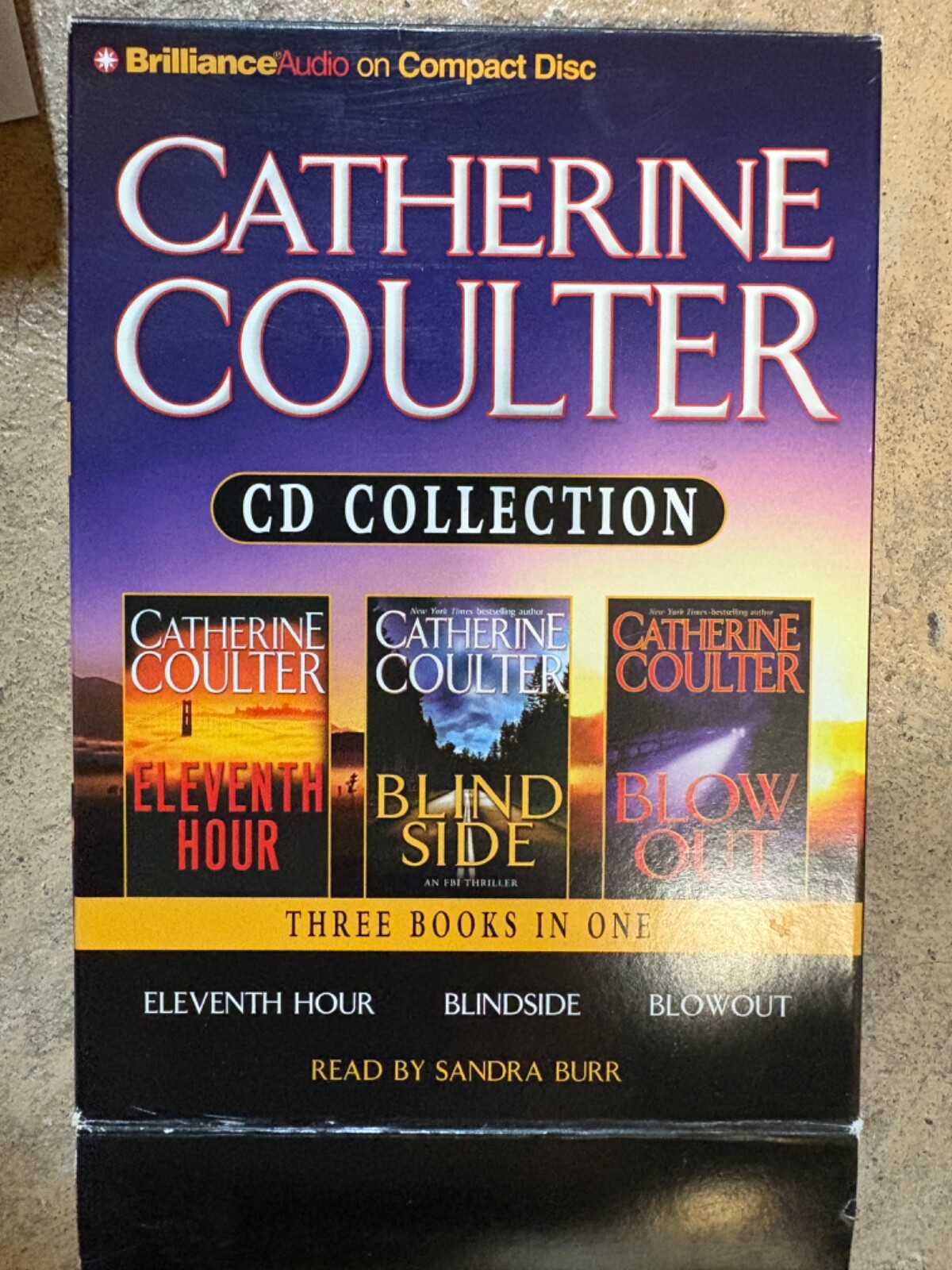 Catherine Coulter CD Collection Eleventh Hour, Blindside, and Blowout (Audio CD)