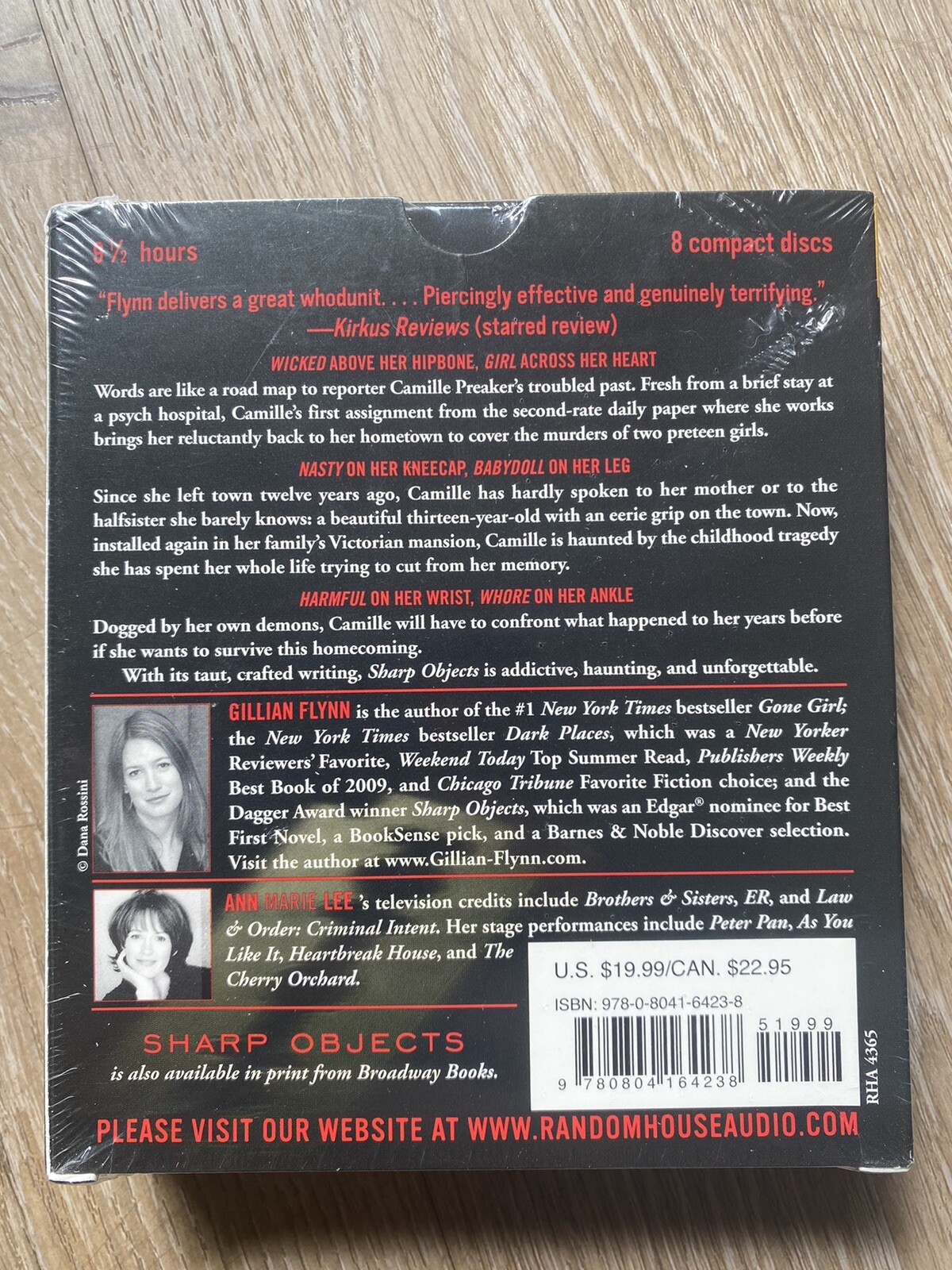 SHARP OBJECTS Audiobook — Gillian Flynn — New Sealed