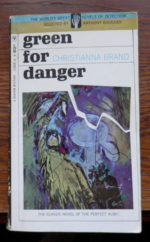 Green for Danger by Christianna Brand, Bantam Mystery, 1965