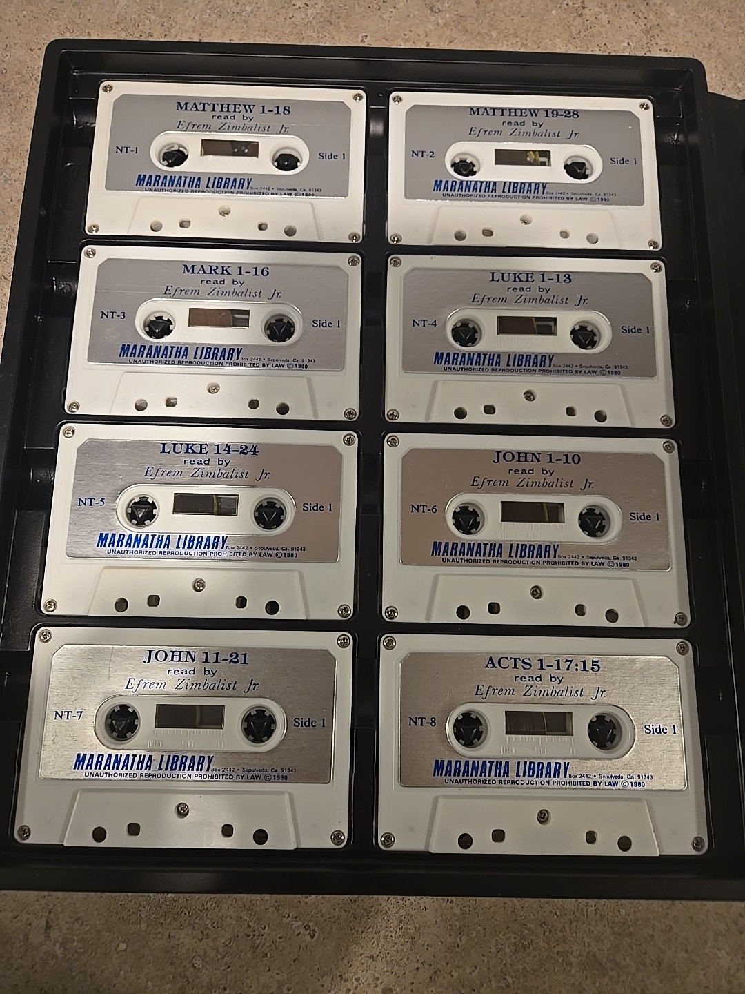 Holy Bible New Testaments Cassette Tapes — 16