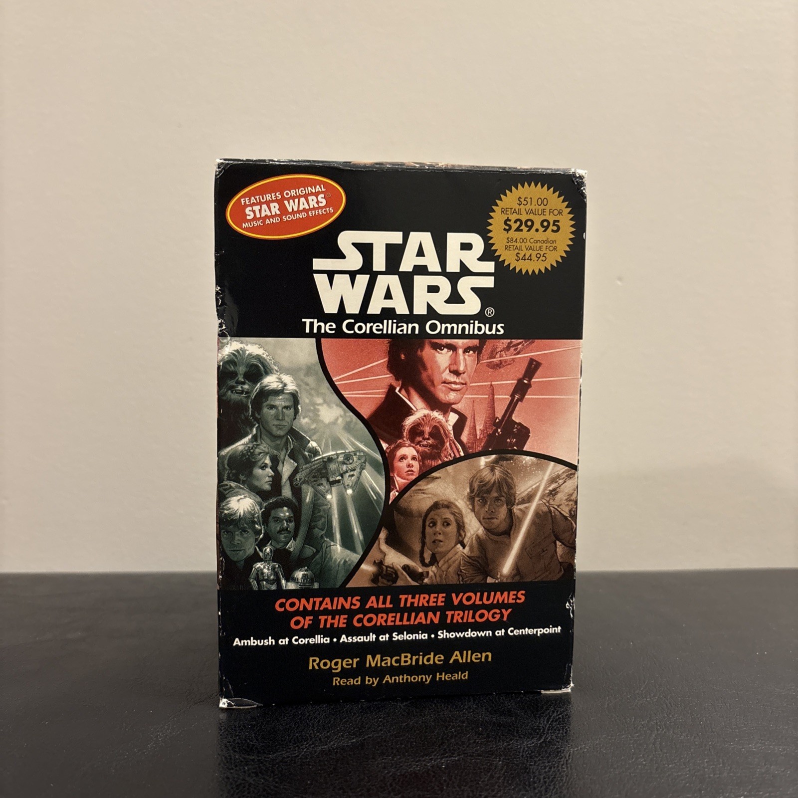 Star Wars 1995 The Corellian Omnibus Trilogy Cassette Set in Original Packaging