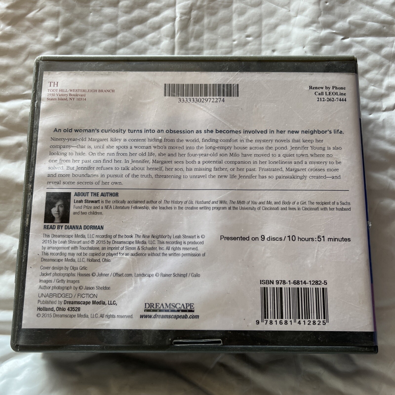 The New Neighbor — Audio CD By Stewart, Leah
