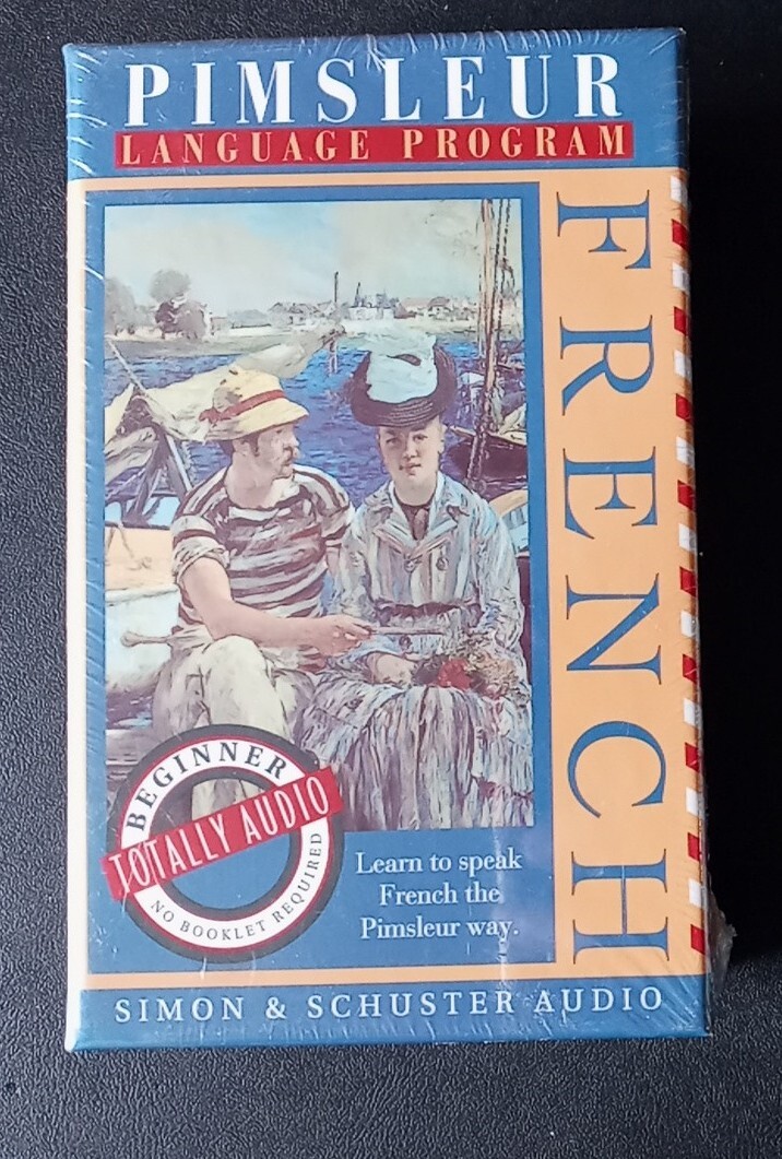 Beginner French Pimsleur Language Program 4 Audio Cassettes Brand New, Sealed