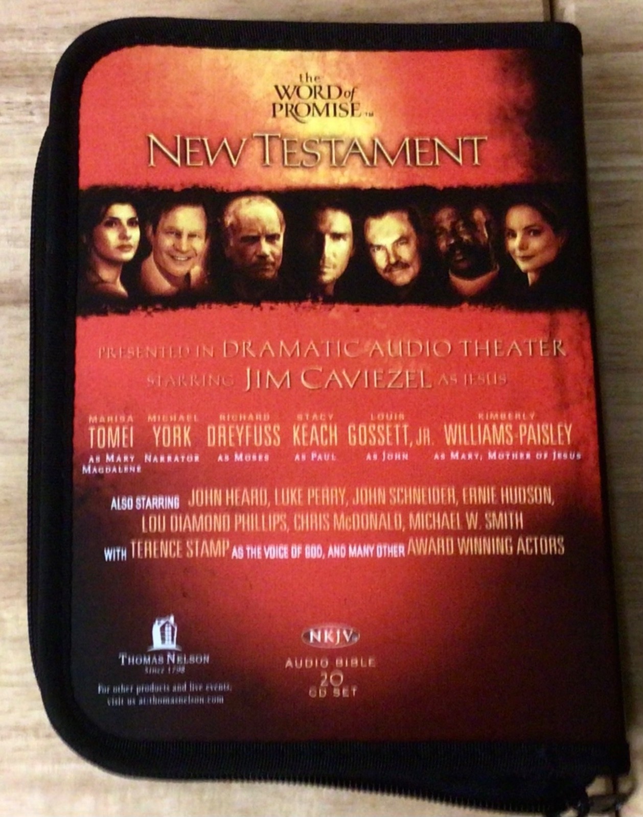The World of Promise New Testament Audio Bible NKJV,20 CD Set w/ Zippered Case