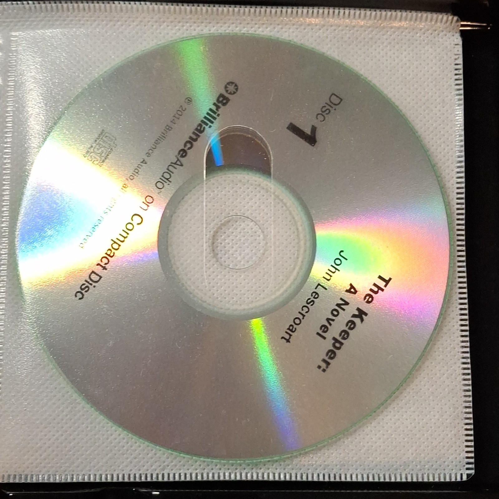 Brilliance Audio The Keeper John Lescroart Audiobook 5 CDs David Colacci