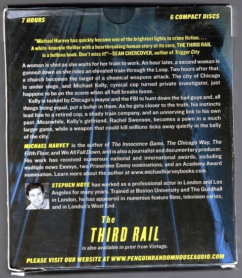 The Third Rail by Michael Harvey 6 discs- 7hrs. Audio Book