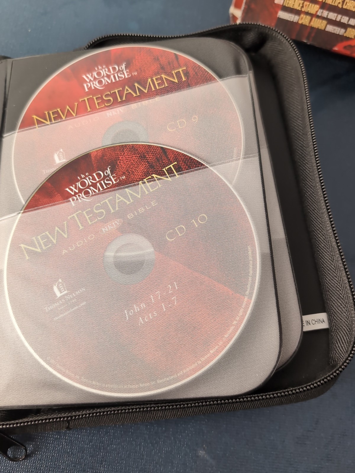 New Testament NKJV Audio Bible The Word of Promise (20 CD + 1 DVD) Set Zip Case