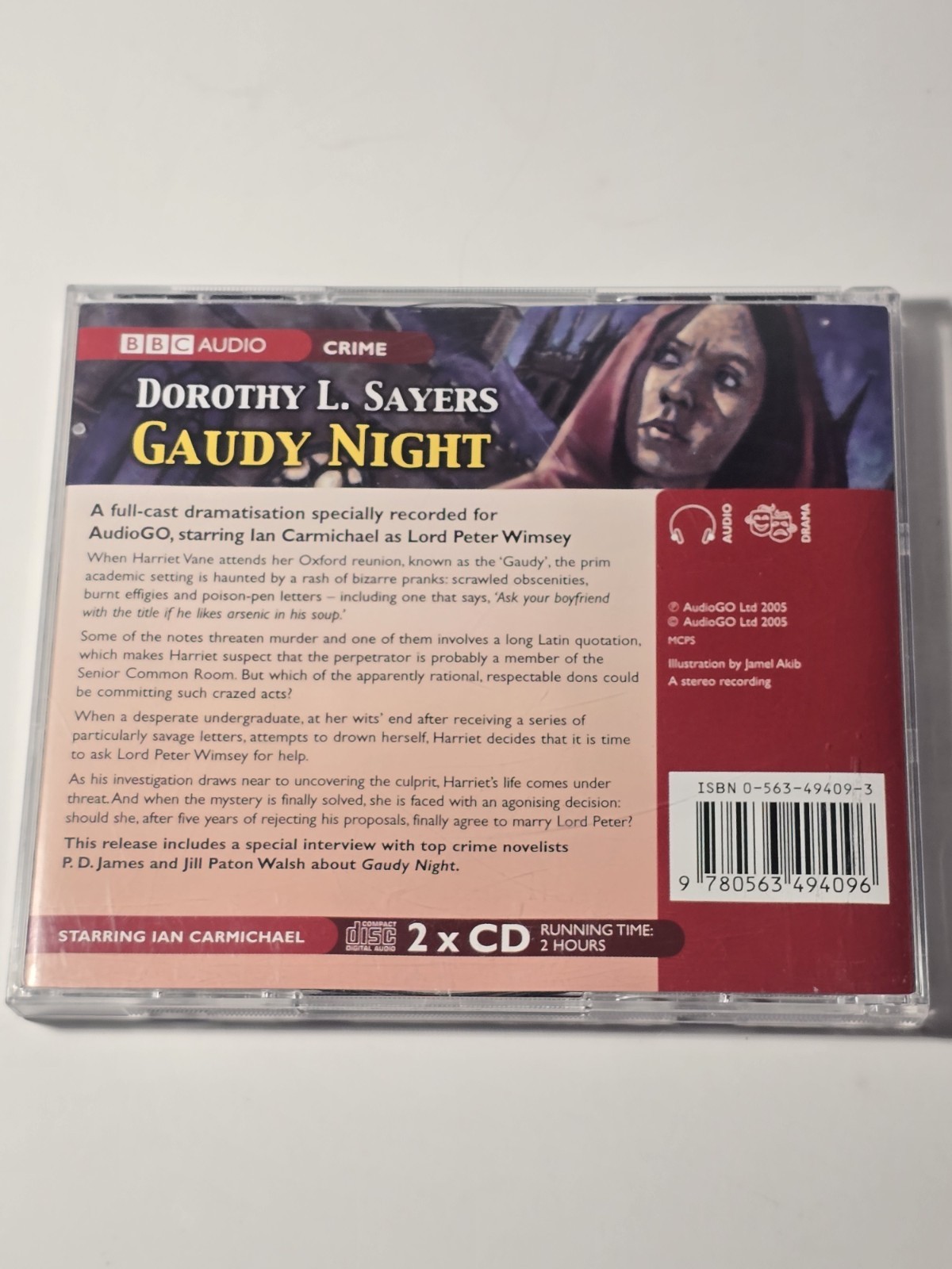 Dorothy L Sayers Gaudy Night BBC Audio 2CD Full Cast Drama Crime