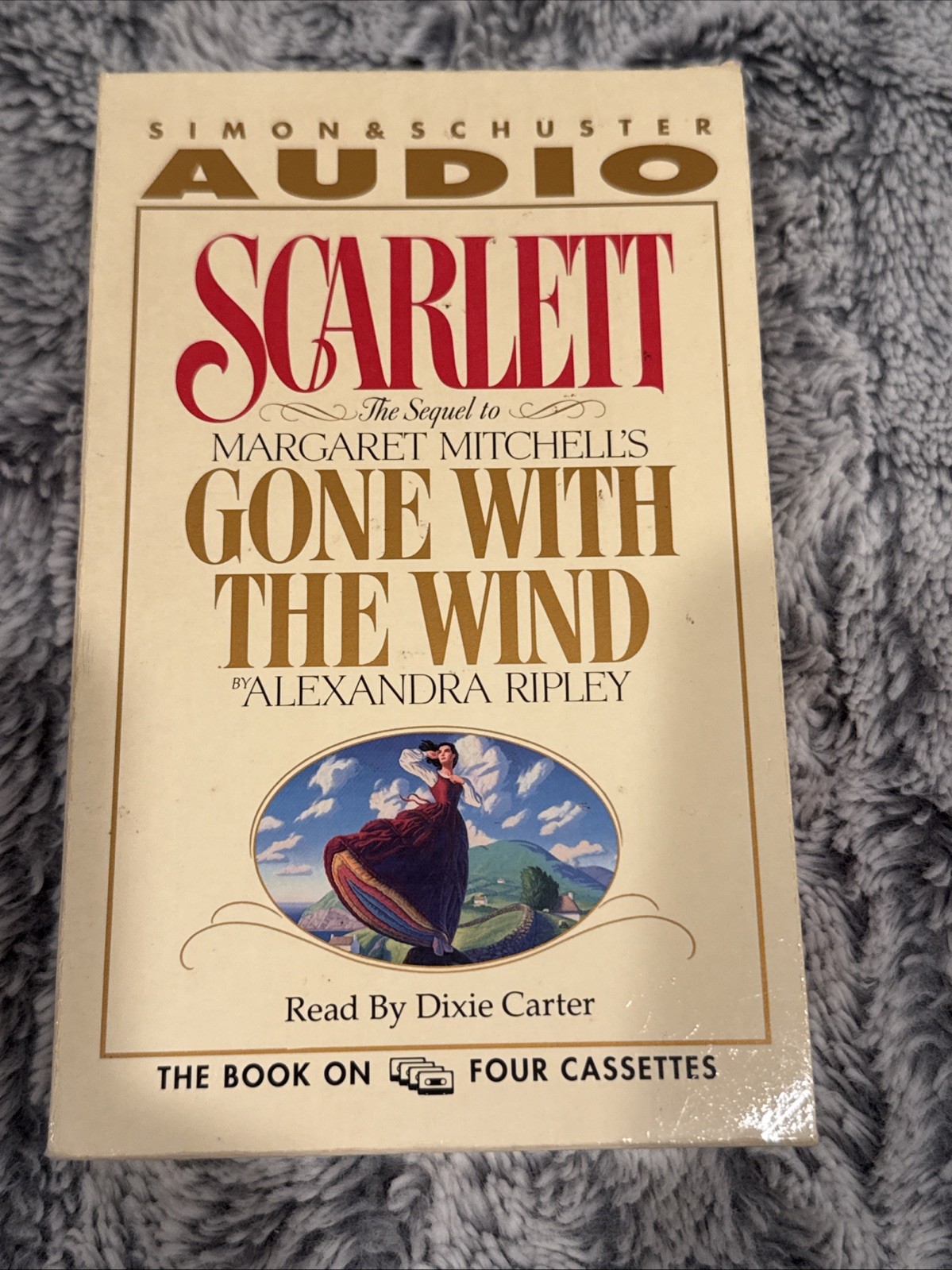 Scarlett 4 Cassette Audio Book Gone with the Wind Sequel Simon & Schuster