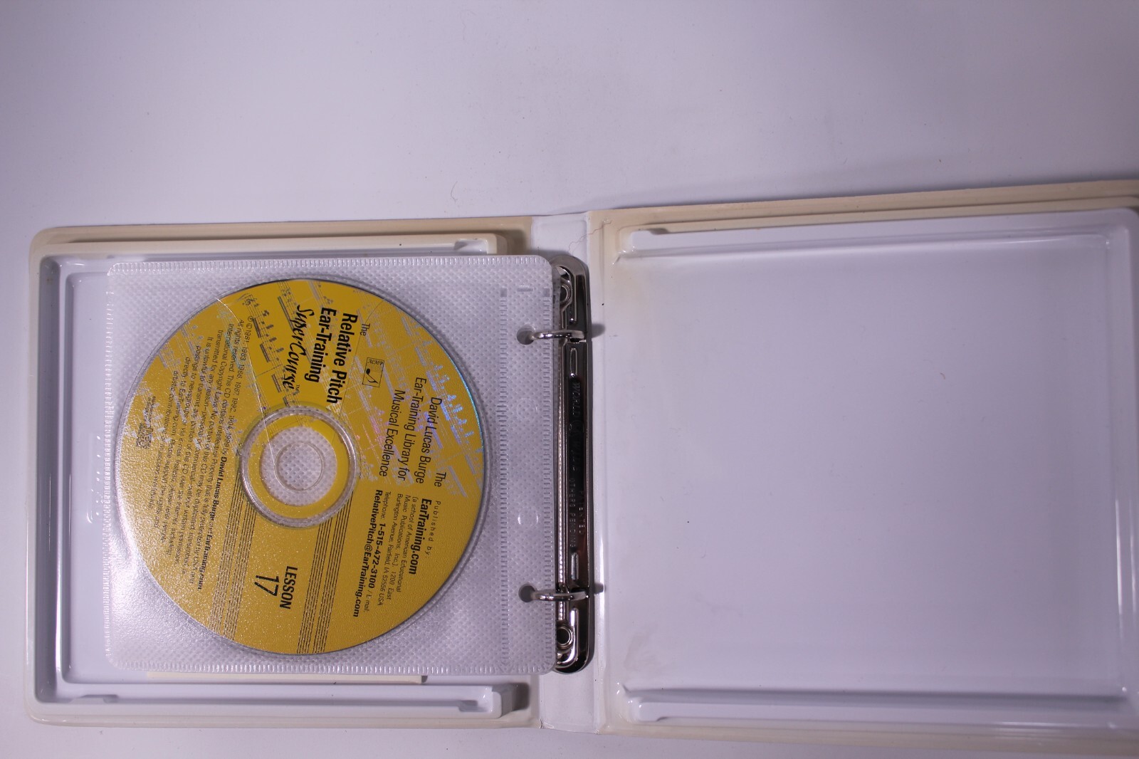 Relative Pitch Ear Training SuperCourse David Lucas Burge CD 1 to 41 Ex Library