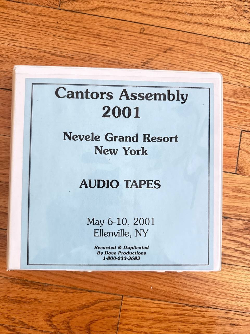 Cantors Assembly 2001 Audio Tape Cassette Set Nevele Grand Resort NY Judaica