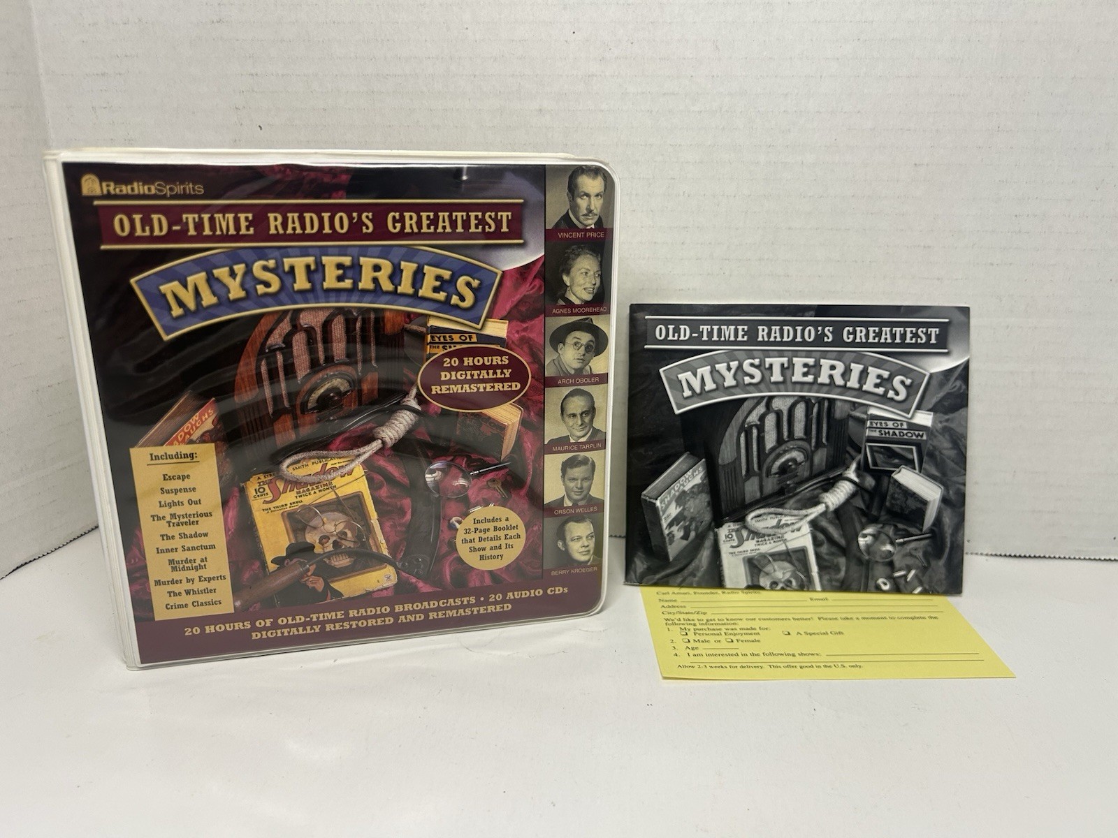 RADIO SPIRITS OLD TIME RADIOS GREATEST MYSTERIES 20 CD EPISODES