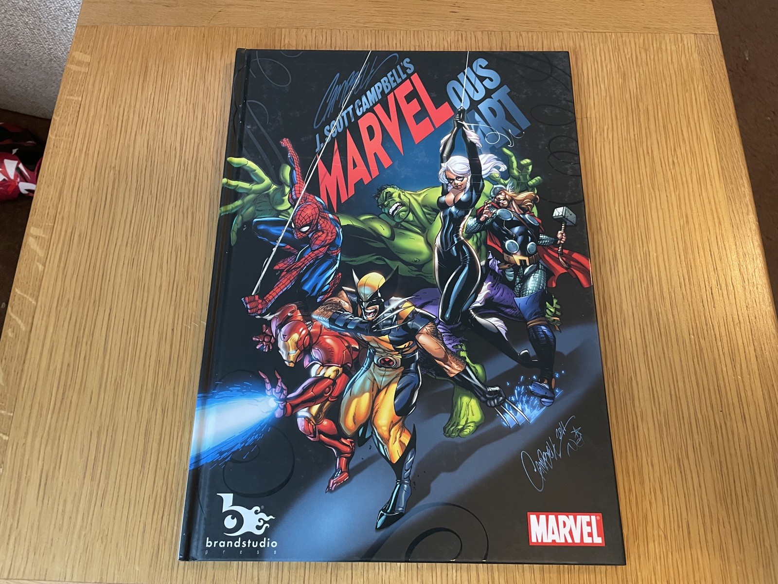 J Scott Campbell MARVELous Art signed