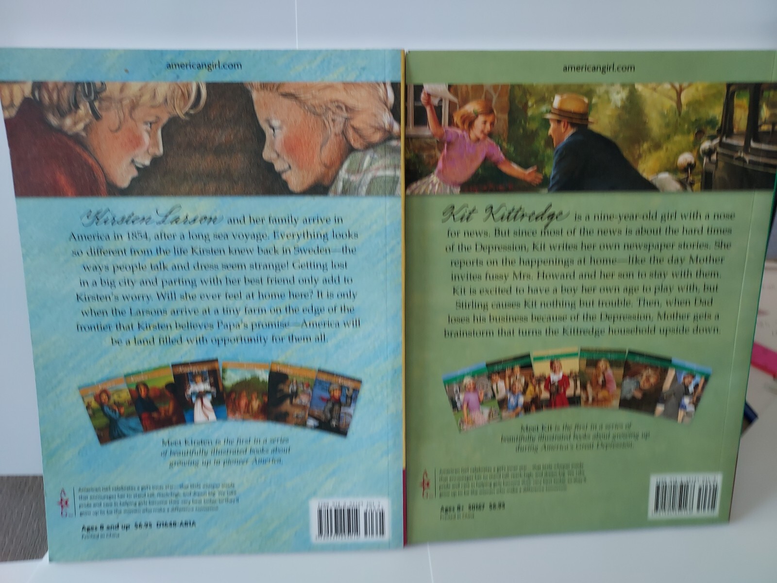 Meet Kirsten And Meet Kit American Girl Books by Janet Beeler Shaw Paperback