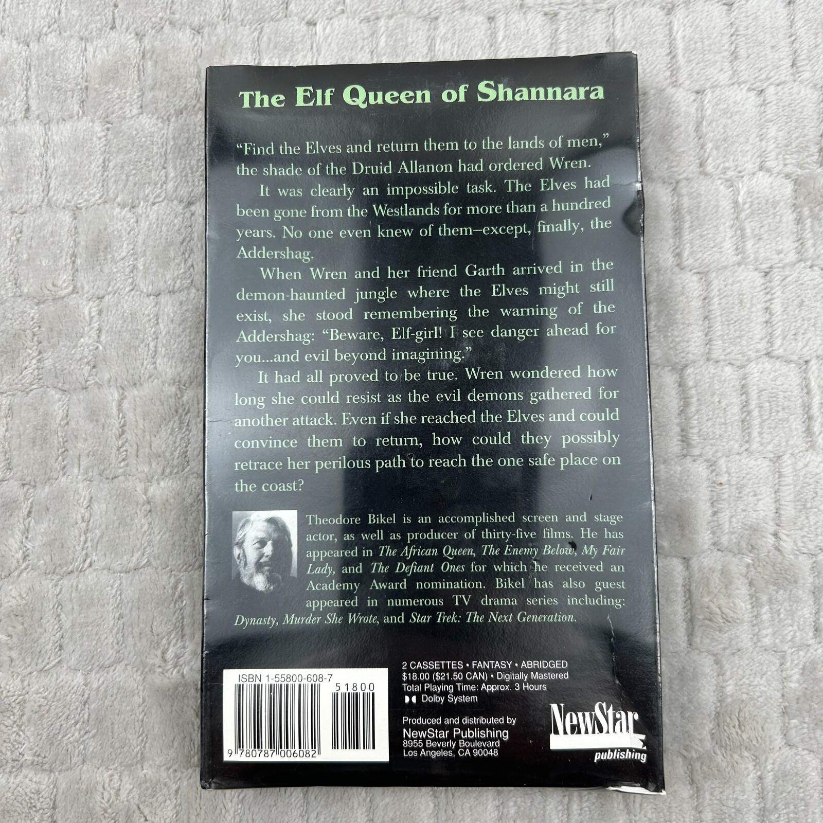 The Elf Queen of Shannara Terry Brooks (2 Cassette, 1st audiobook edition)