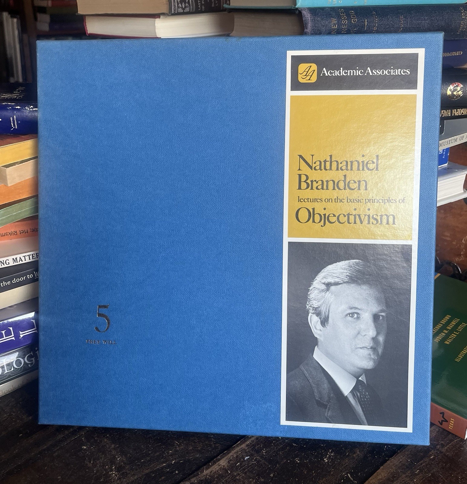 Nathaniel Branden Objectivism Lectures No. 5 Free Will 2 X LP Boxed Set Ayn Rand