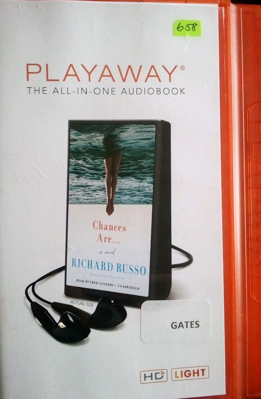 Chances Are … : A Novel by Richard Russo (2019, Playaway Audiobook)