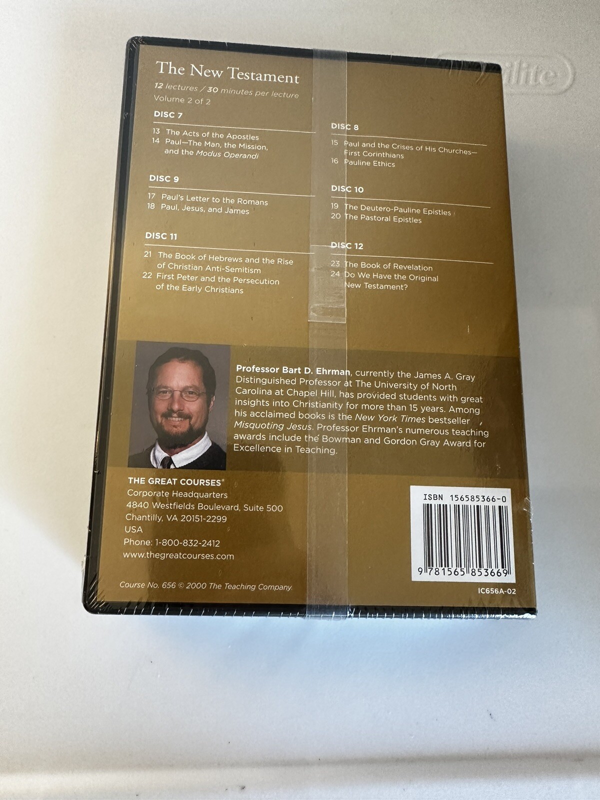 The Great Courses — The New Testament Parts 1 and 2 — CDs + Guidebook NEW Sealed