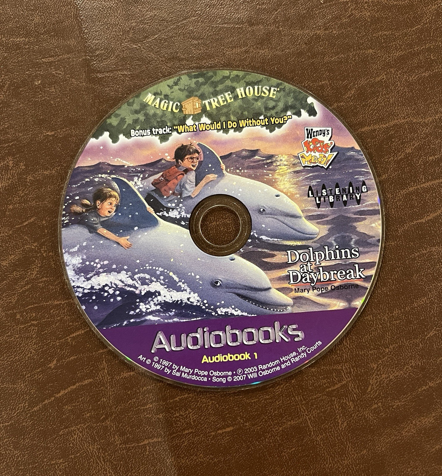 Magic Tree House — Dolphins at Daybreak — Audiobook CD — Disc Only