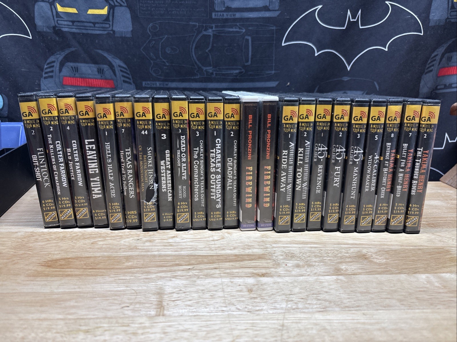 Western Graphic Audio Book Lot Of 23. All Like New. Missing One Disc Only!
