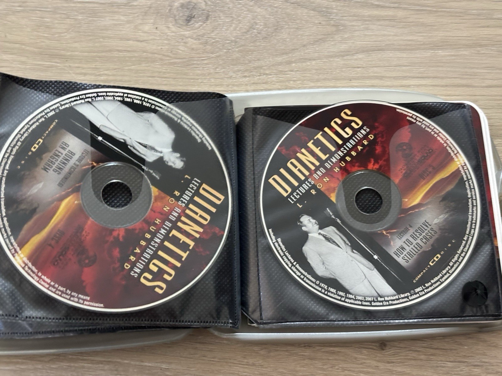 NEW L Ron Hubbard Dianetics Lectures And Demonstrations 5 CD Set Plus Booklet