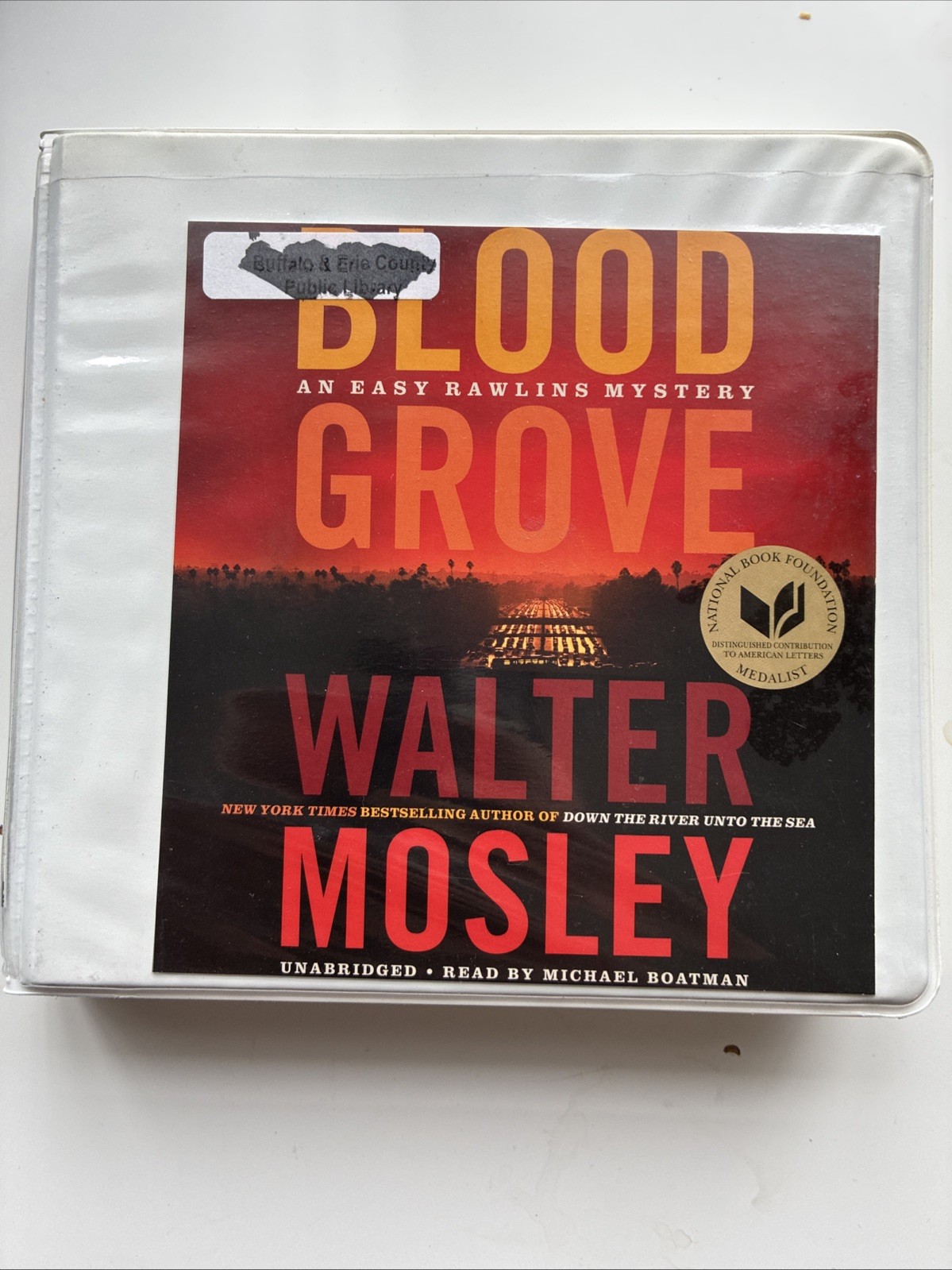 Walter Mosley, BLOOD GROVE, Ex-Library Audiobook, An Easy Rawlings Mystery, 2021