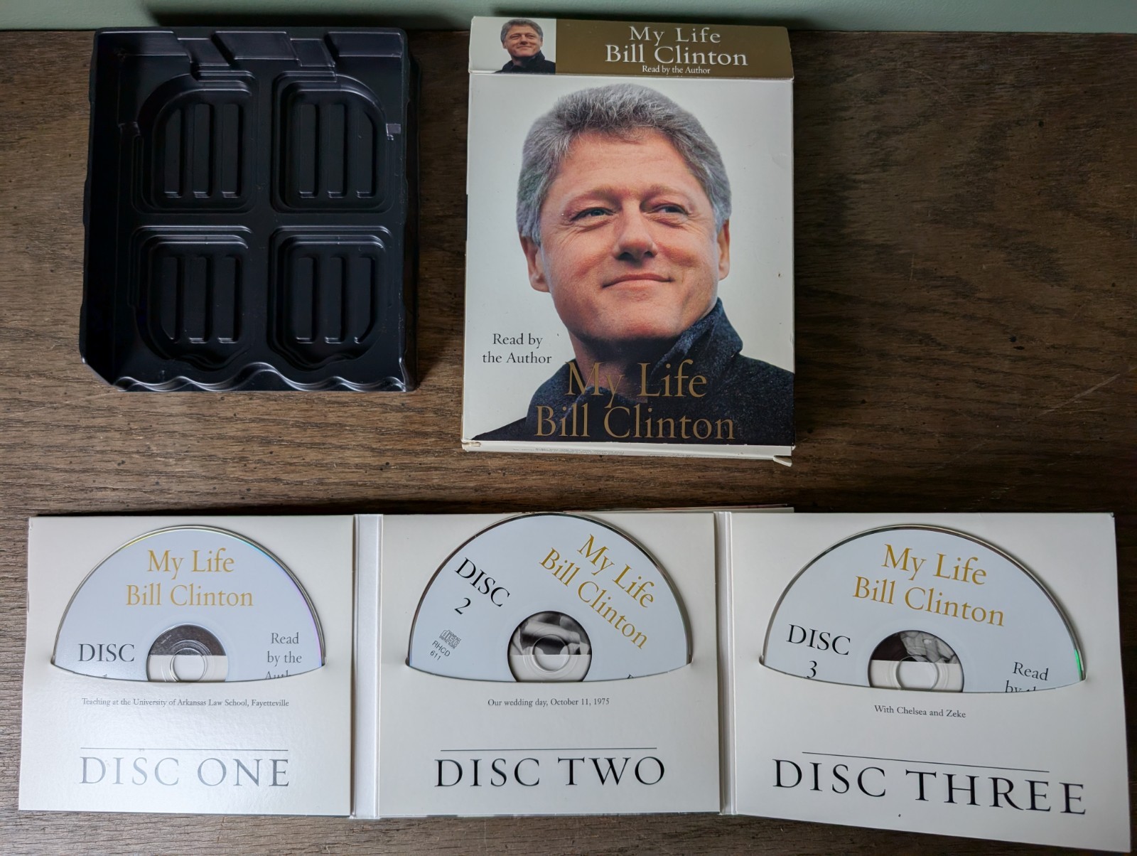 My Life read by Bill Clinton Autobiography and Abridged Audiobook 6 CDs