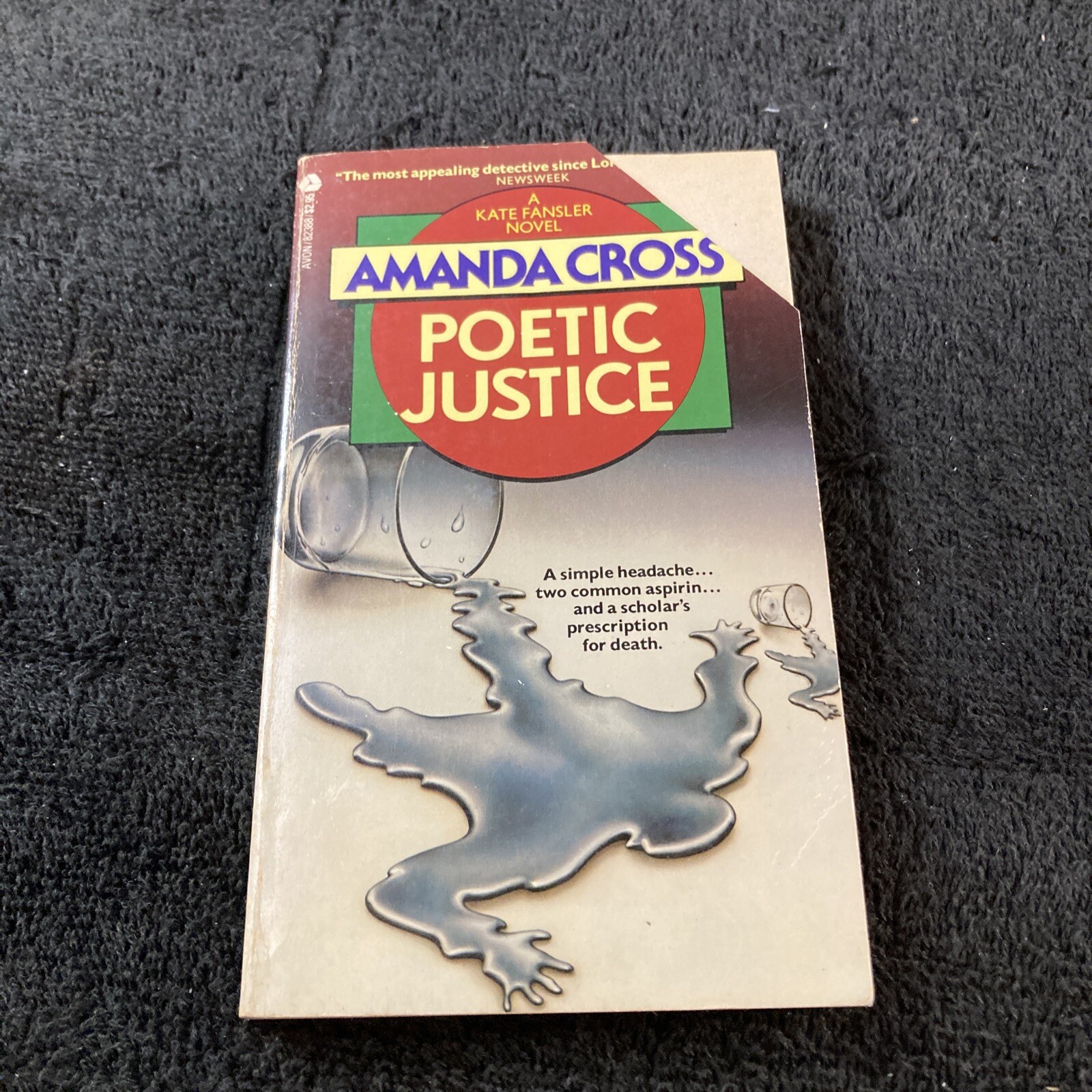 Poetic Justice Vintage 1972 1st Avon Printing Paperback Book by Amanda Cross
