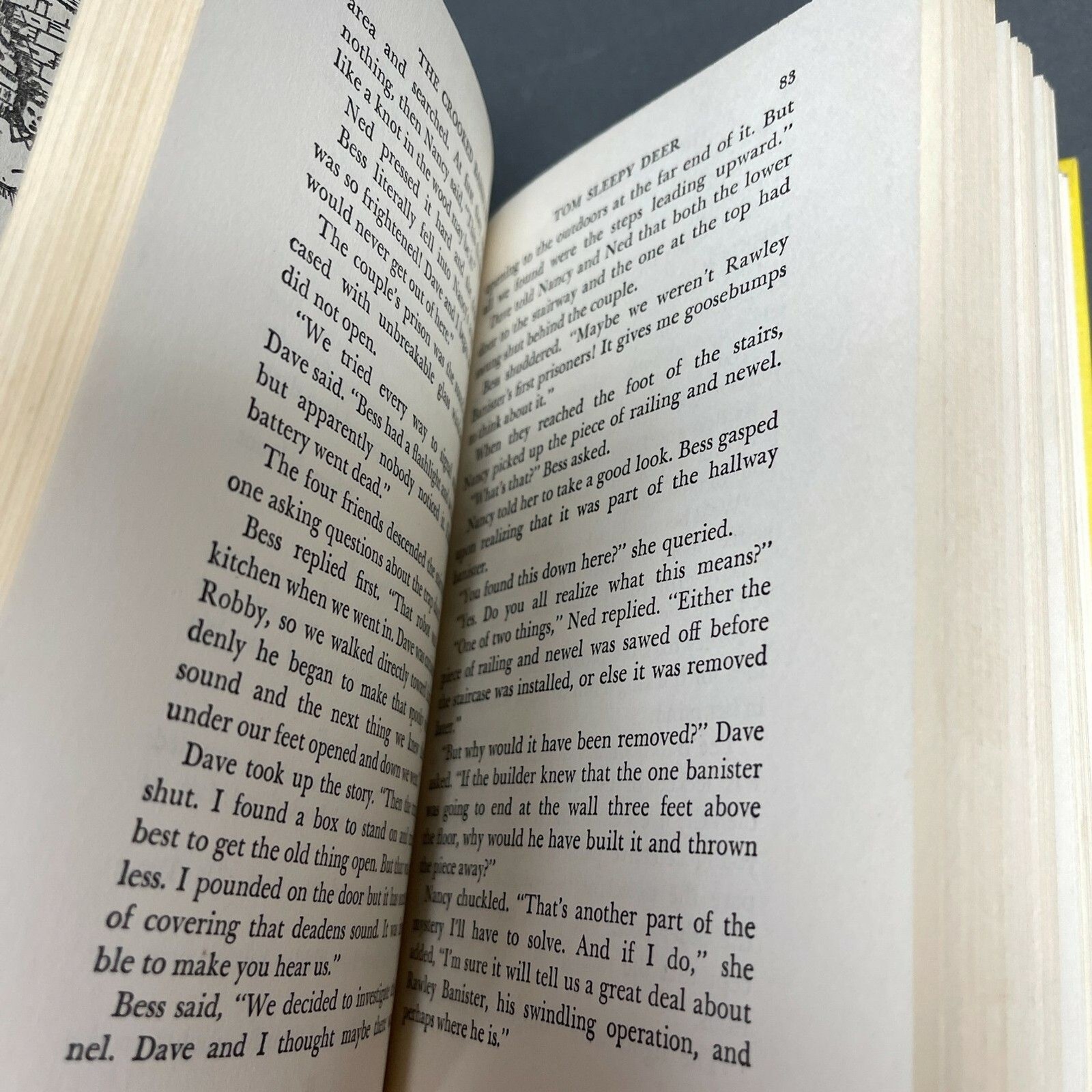 The Crooked Banister by Carolyn Keene Nancy Drew Mystery Stories