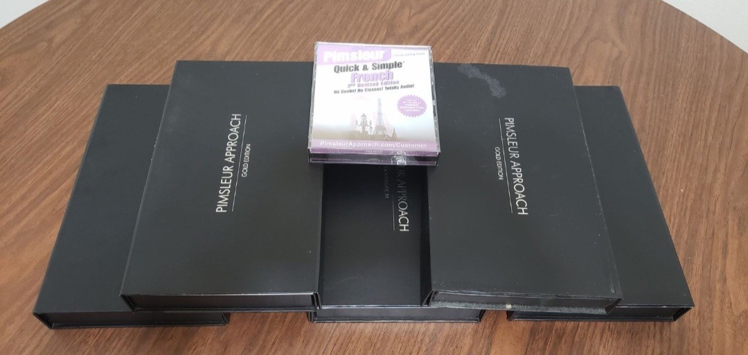 Pimsleur Gold Edition Language Learning Set – Italian I–III & French II–III