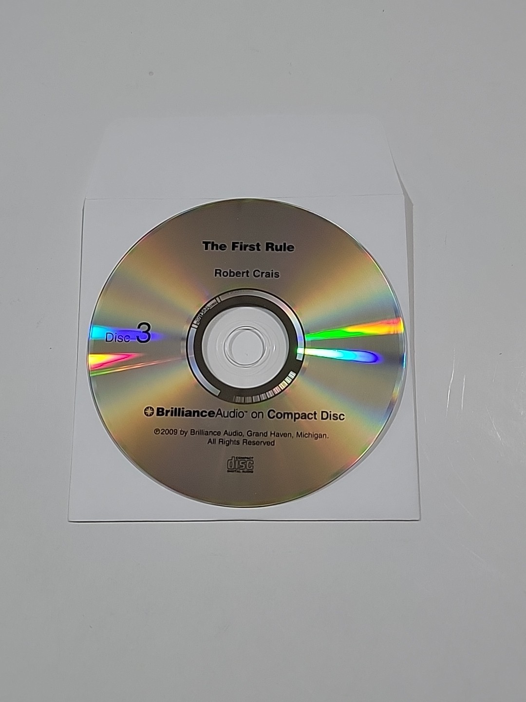 The First Rule By Robert Crais — Audiobook 4 Disk CD — A Joe Pike Novel 4hrs 37m