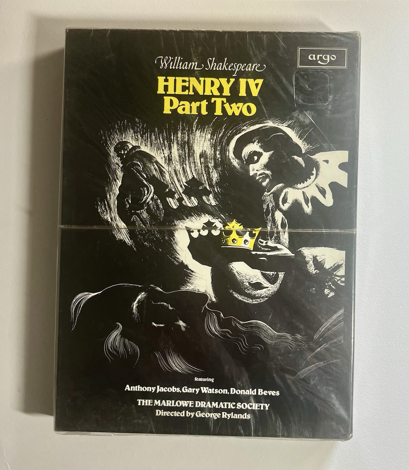 Henry IV Part Two Marlowe Dramatic Society 2x Cassette, Box Set, Shakespeare NEW