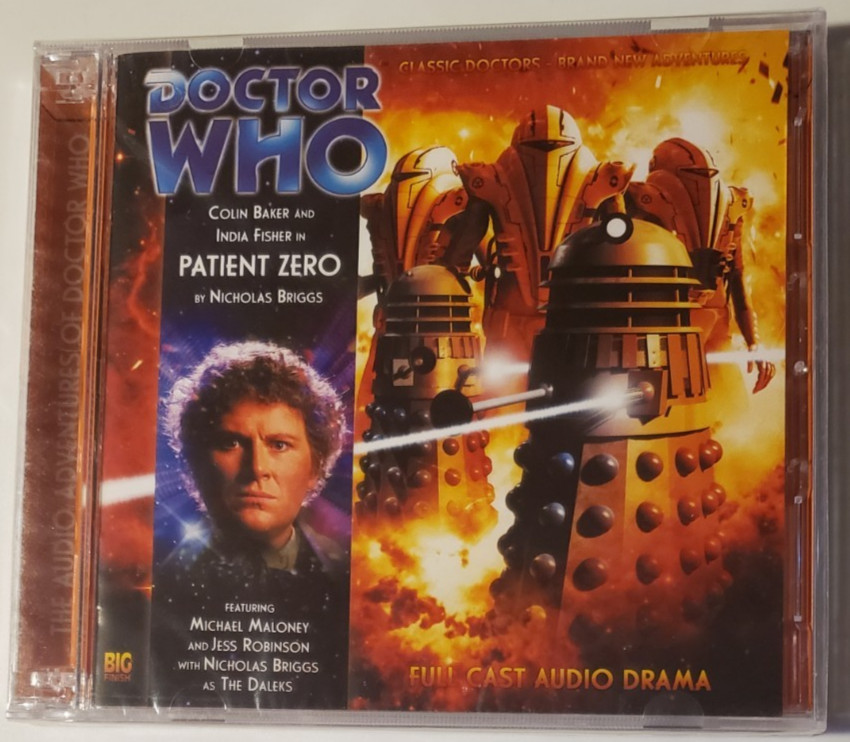 Doctor Who Main Range: #124 Patient Zero Big Finish Audio CD NEW OOP SEALED