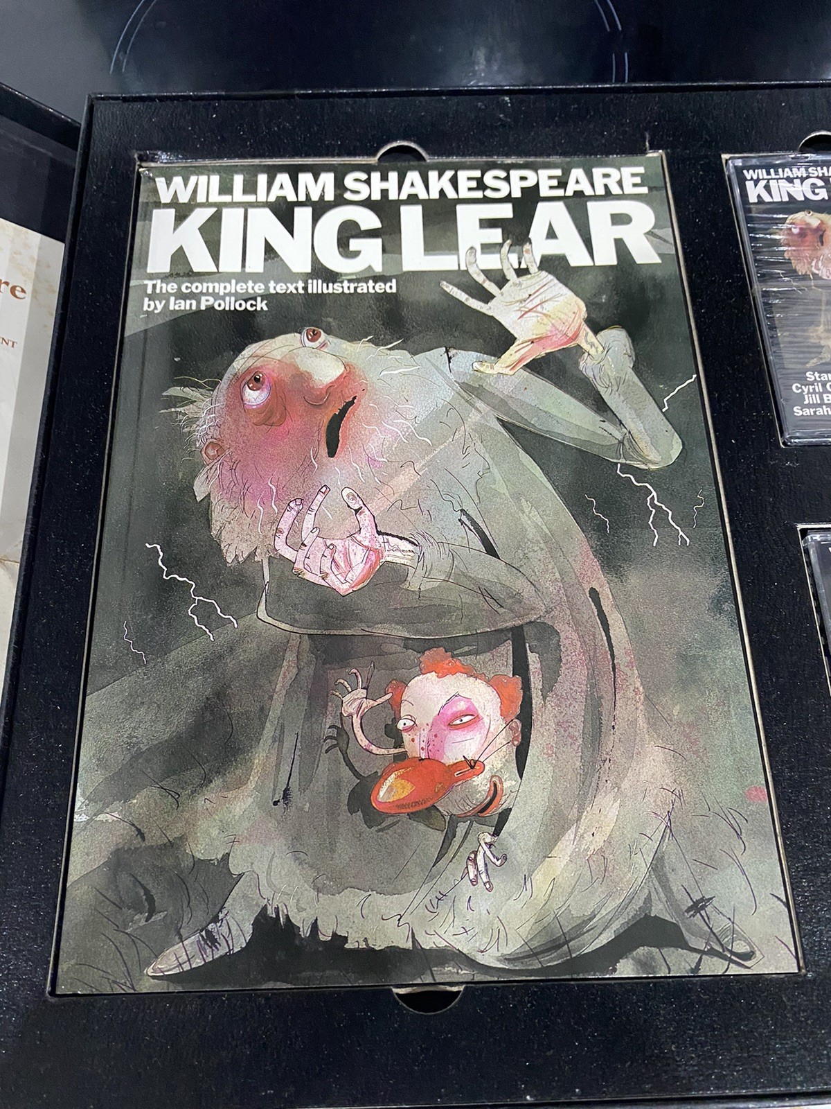 William Shakespeare King Lear BBC Cassette Tape Audio Book 1984 & SEALED TAPES