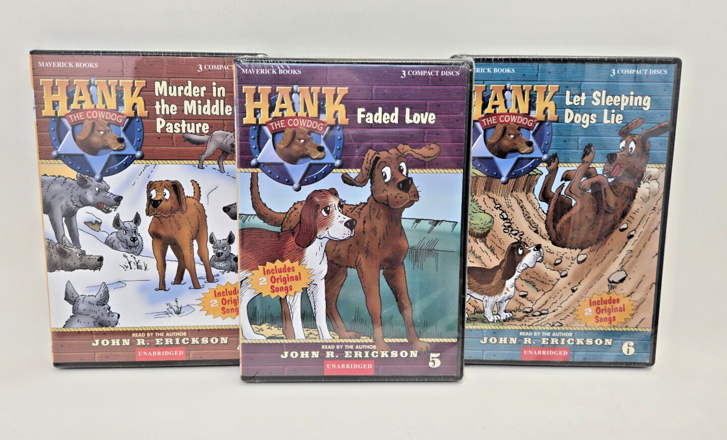 Hank The Cowdog Series Read by John R. Erickson Unabridged Set of Books 1-11 NEW