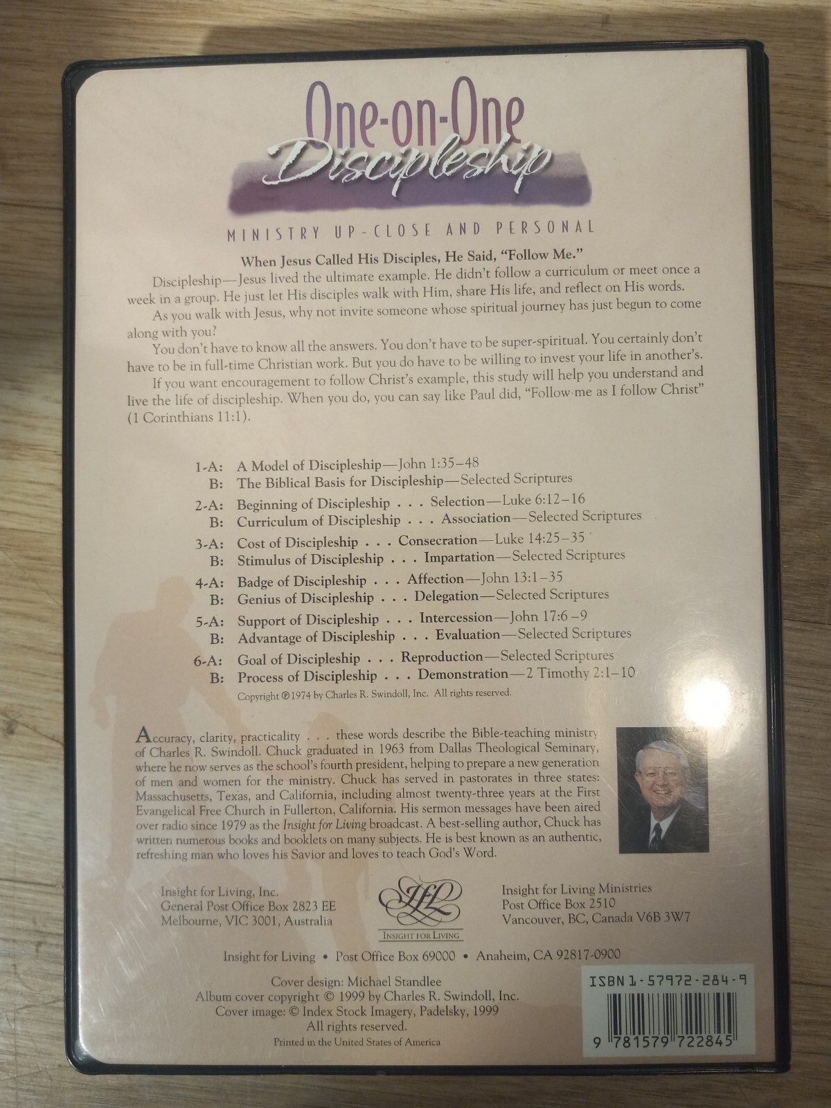 One-on-One Discipleship Ministry — Cassette Audio — by Charles Swindoll