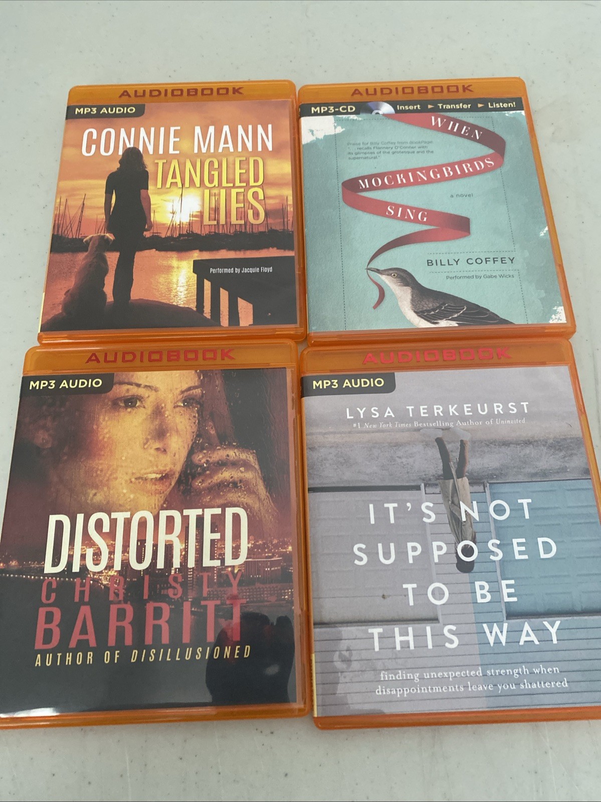 Lot Of 11 MP3 CD AudioBook ~ Faith Based Fiction ~ VGC