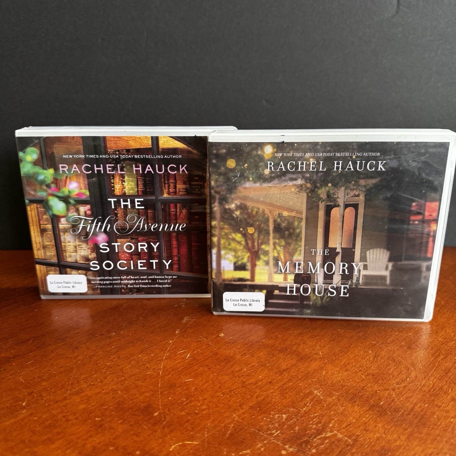 Lot: 2 Rachel Hauck Audio Book CD Memory House Fifth Avenue Story Society