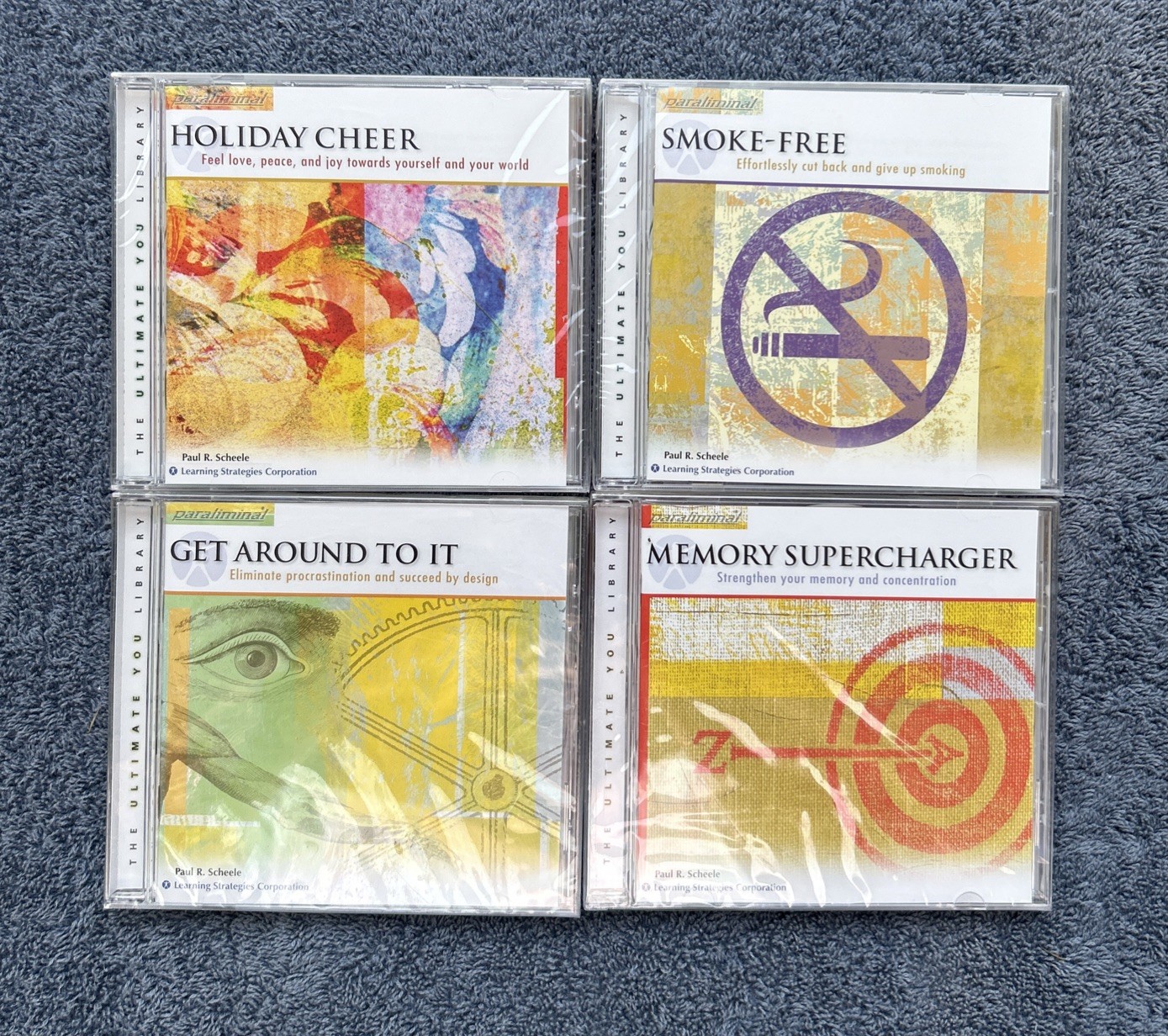 Paul R. Scheele Paraliminal Self-Help Audio Cd Lot Of 4 New