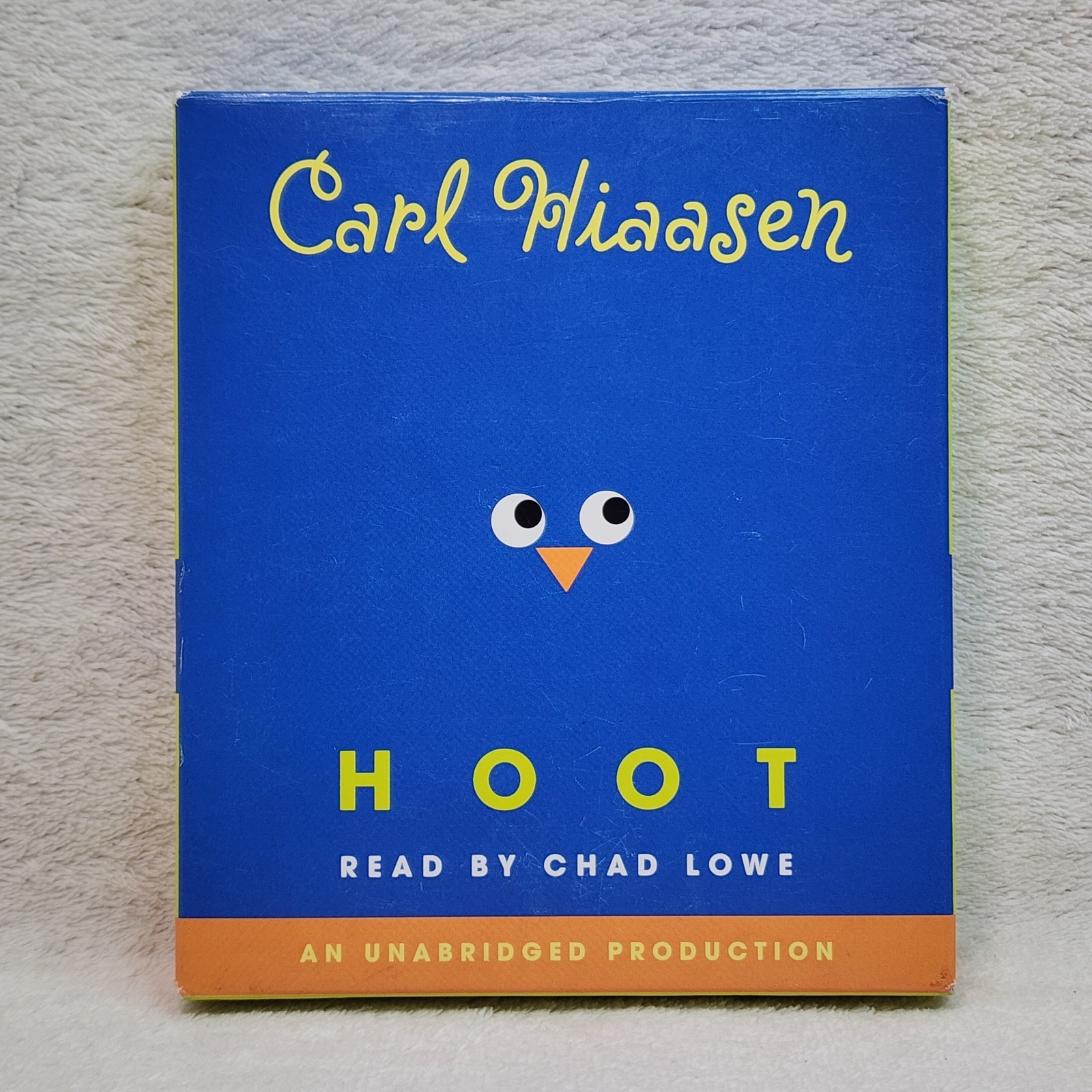 Hoot Carl Hiaasen ALA Best YA 6 CD Unabridged Read Chad Lowe Newbery Honor
