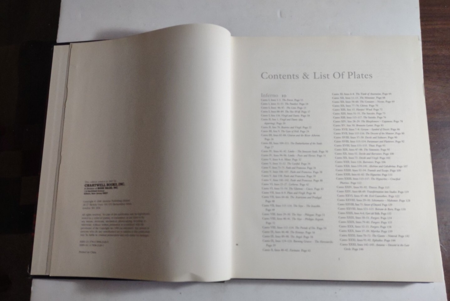 Dantes Divine Comedy Book Hell Purgatory Paradise Illustrated 2006