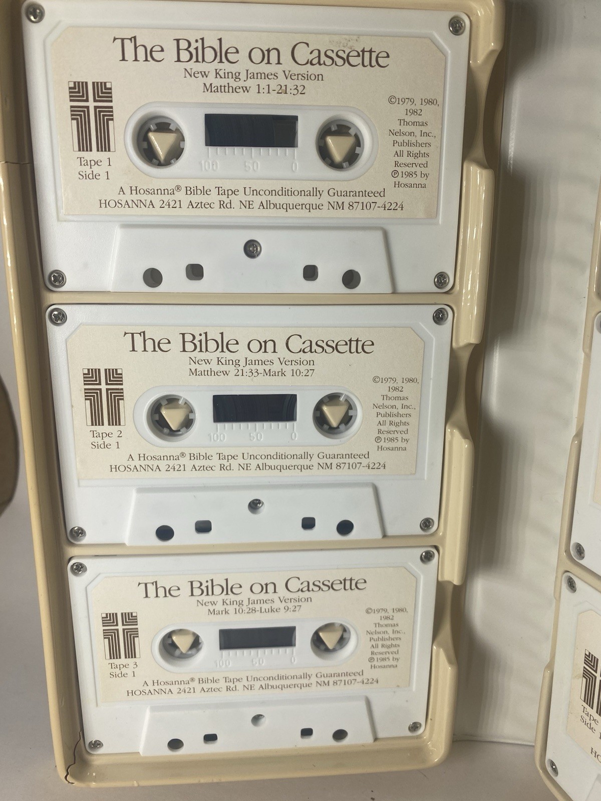 The Bible on Cassette IV New King James Version New Testament 12 Cassettes